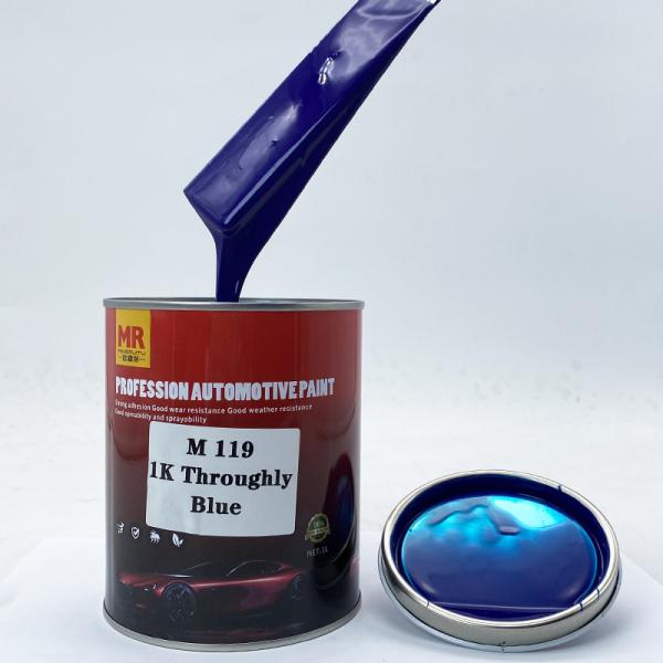 M119 Throughly Blue 1K Acrylic Car Paint Auto Refinish Paint Smooth Finish