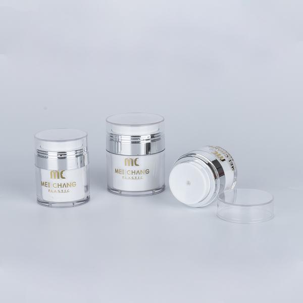 Screen Printing Cosmetic Container 15ml 30ml 50ml for Cream Acrylic Cosmetic Packaging