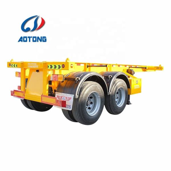 Venda de reboque de caminhão 20ft 40ft 45ft esqueleto Semi 40ft contêiner esqueleto chassis trailer