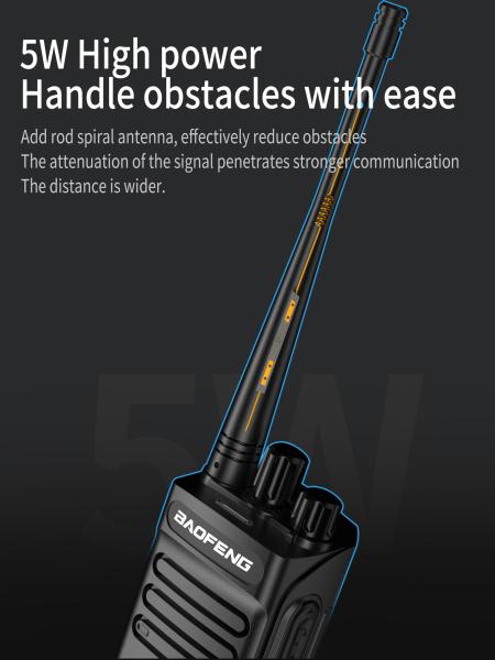 バオフェン GS6600 5W UHF ハンドヘルド ラジオ 400-470MHz 16ch ウォーキー・トーク