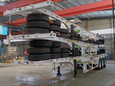 Customizable Durable Container Chassis Semi-Trailer Truck Performance for Cargo Handling