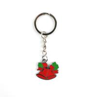 Chaîne de clés en émail douce sur le thème de Noël Designs de cloche festive pour l'ambiance des fêtes