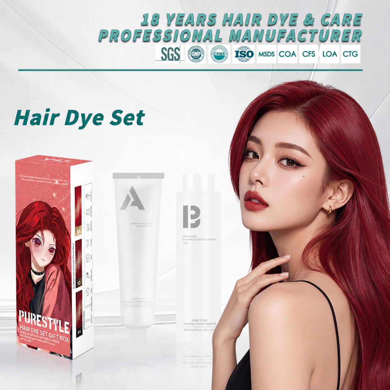 Wholesale Custom Home Hair Color Kits Directly from Our Certified Hair Dye