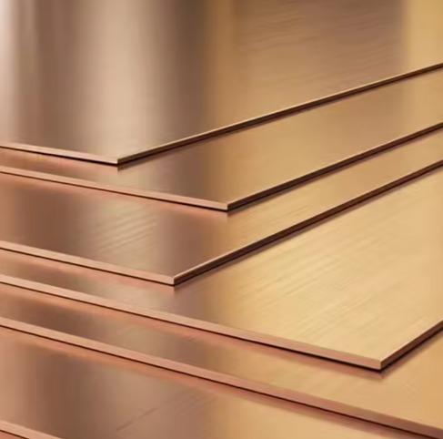 Brushing Solar Reflective Film Bending Cutting Brass Non Alloy Copper Sheet