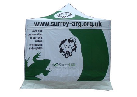 Commercial Small Portable Outdoor Tent 6X8 CMYK Heat Transfer Printing