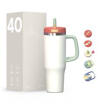 Coupe d'eau portable d'une capacité de 32 oz Gardez chaud pendant 12 à 24 heures Matériau exempt de BPA Parfait pour les voyages et les activités de plein air