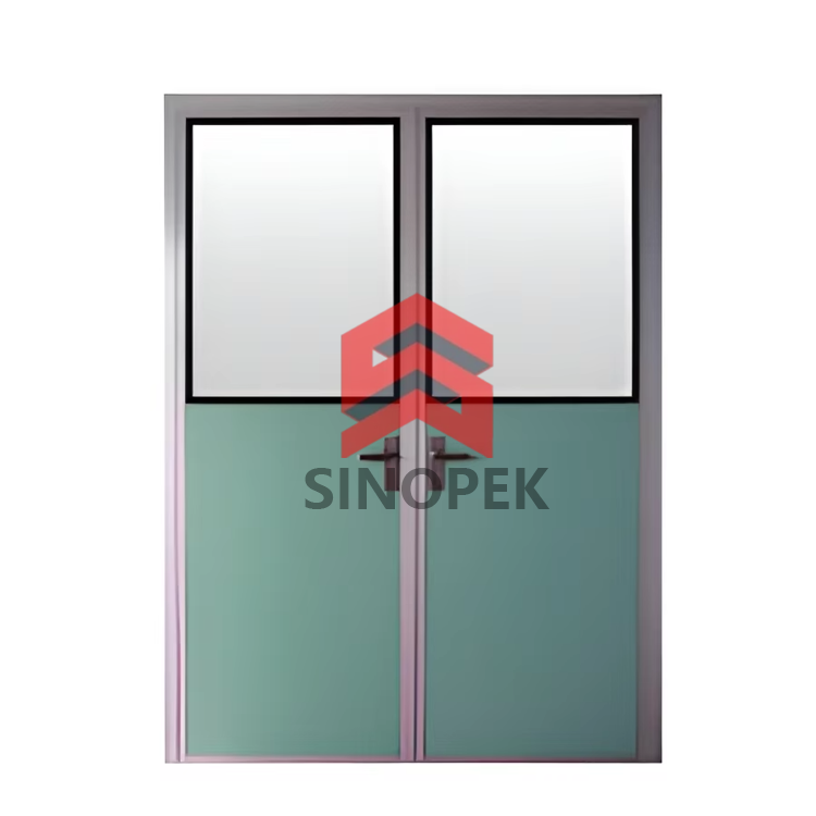 Aluminum Alloy Frame Melamine Sealed Cleanroom Door | Scratch-Resistant & Hygienic