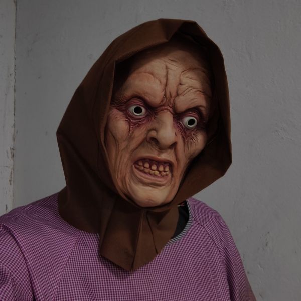 Breathable and Comfortable Latex Creepy Mask One Size Fit Most for Spooky Entertainment