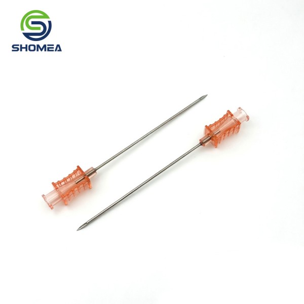 Customized 18G Interventional Needle for three bevel sharp puncture tip