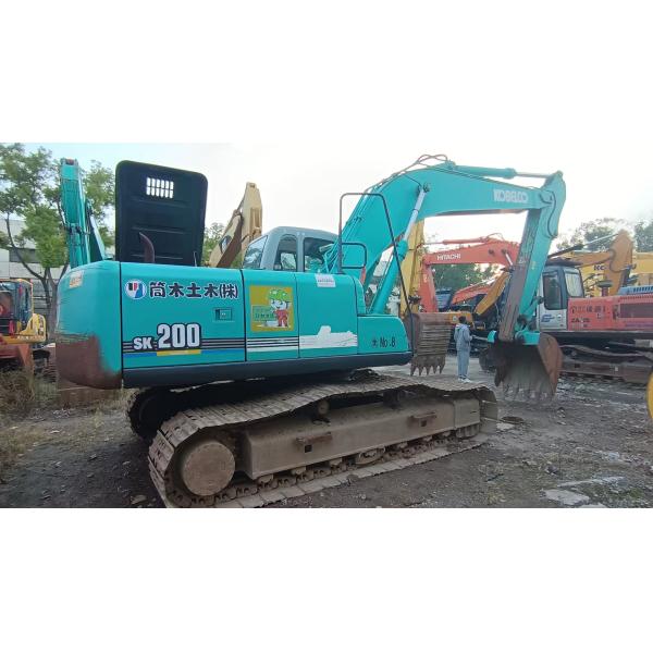 Customized 20Ton Used Kobelco 200-6 injection  Hydraulic Excavator MITSUBISHI Engine 0.8m Bucket Capacity