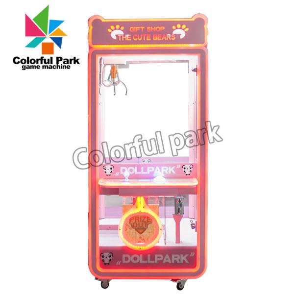 Coin Operated Pusher Claw Crane Machine Deck Mobile Toy Doll Machine