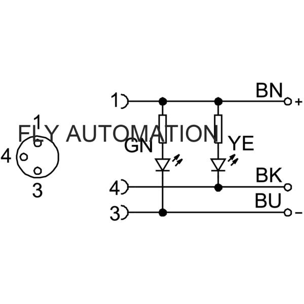 Соединяться СИД FESTO привязывает SIM-M8-3WD-2,5-NSL-PU 159426 GTIN4052568071530