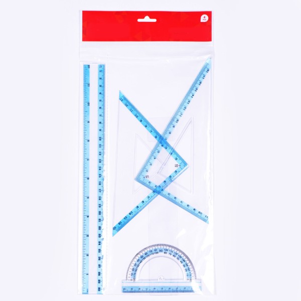 fast moving wholesale 4pcs 30cm geometric ruler set
