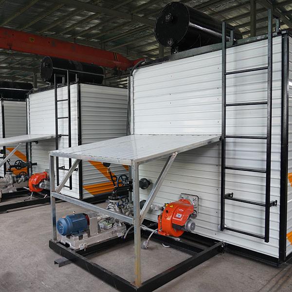 Steel Plate Flue Heating And Thermal Oil Coils Heating Drum Asphalt Melter