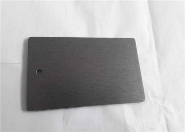 Corrosion Resistance Brushed Aluminum Panels , Aluminum Mirror Sheet Rough Surface Durable Design