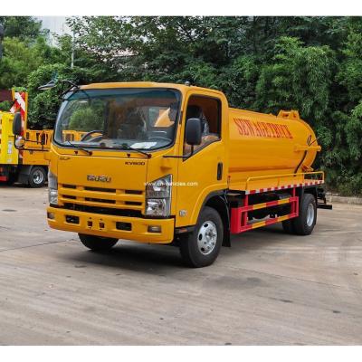 ISUZU 130HP 10cbm Mobile Sewage Suction Vehicle Vacuum Sludge Suction Truck