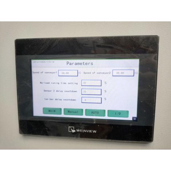 Транспортер нержавеющей стали 304 управлением PLC изогнутый для материалов пропуска