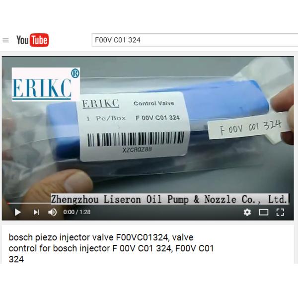 MB-PKW injector control valve FooVC01324 and FooV C01 324 ,For BOS piezo injector valve F 00V C01 324