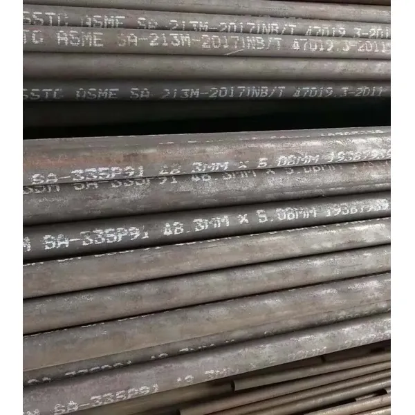 P91 Alloy Steel Seamless Pipe with 14 to 720mm Outer Diameter and Bevel Surface for High-temperature Service