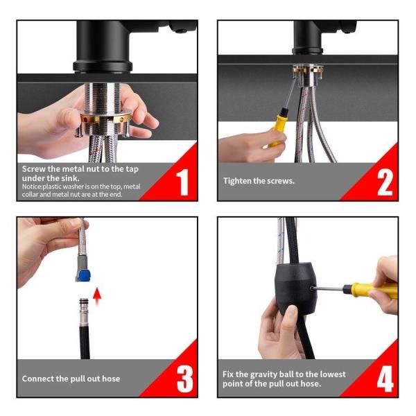 2024 Lizhen Hwa-Vic Blackened Thermostatic Faucets for Modern Bathroom and Kitchen