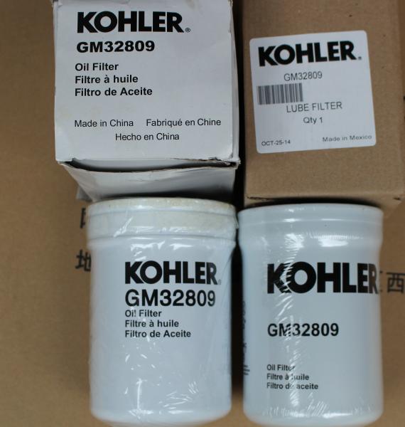 USA KOHLER diesel generator parts,KOHLER oil filters,oil filters for kohler,GM25504,229678,GM32809