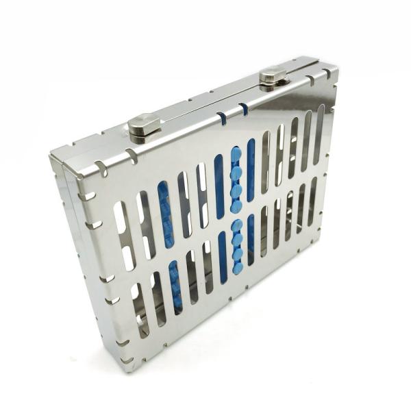 10 Dental Instruments Stainless steel Autoclave Sterilization Cassette Tray Racks