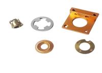 Aço ligas amarelo zinco torneamento Cnc peças usinadas, fio Edm ferramentas de máquina