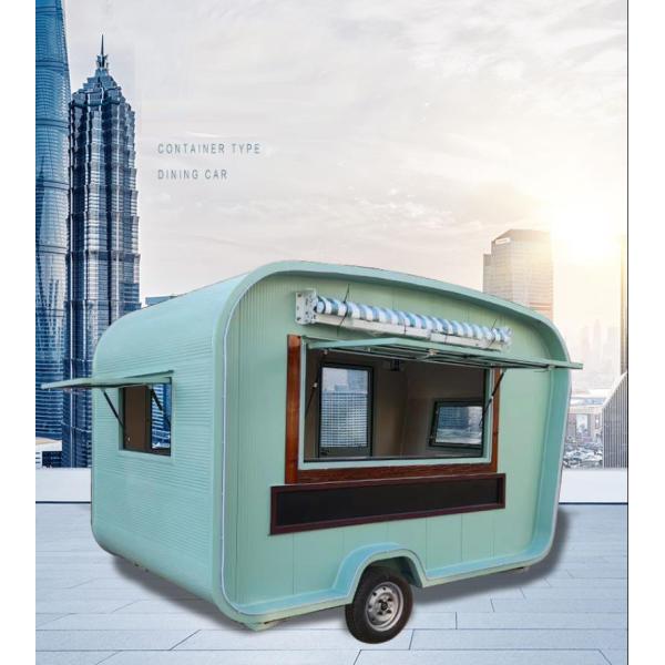Voiture multifonctionnelle de casse-croûte de concession de nourriture de remorque de remorque mobile moyenne de concession