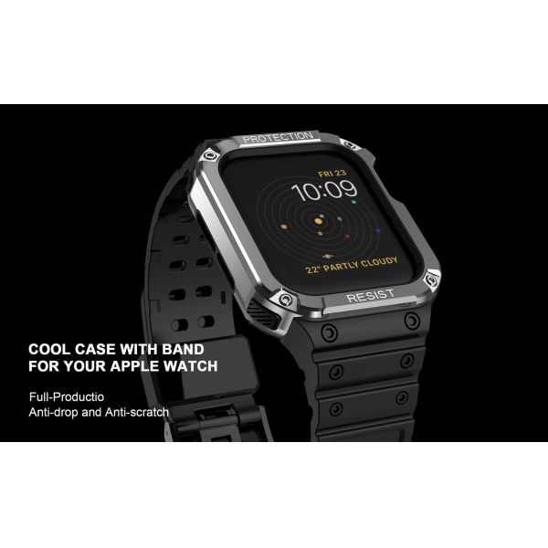Iron-Grid Series: High-Performance FKM Fluorine Rubber Strap