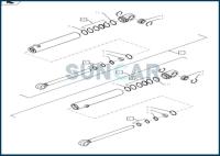 CAJA 1021F 1021G del cargador del fpr del equipo del sello del cilindro de dirección 84404910