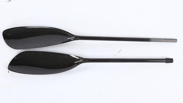 210 Cm Lightweight Kayak Paddle , 2 Piece Carbon Fiber Kayak Paddle Racing Wing Paddle