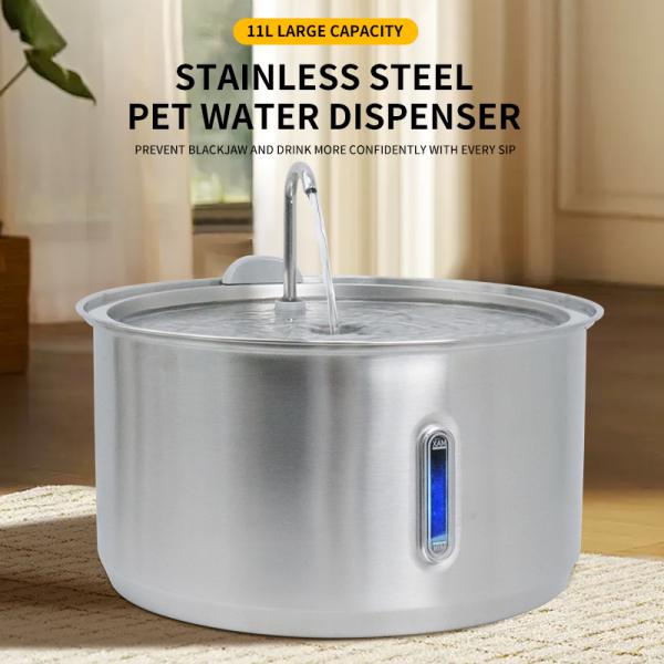 Multiple Water Outlet Modes Large Capacity Water Dispenser For Cats And Dogs