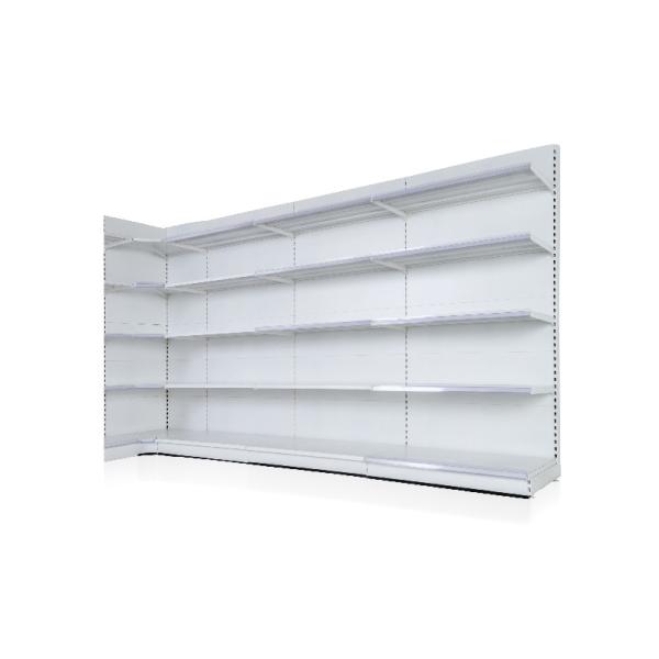 Серая белизна стеллажи для выставки товаров металла 5 слоев для супермаркета, ап