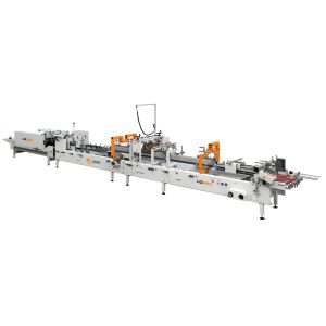 Carton Paper Box Making Machine with Max Paper Size L800 * W600mm and Max Box Size L400 * W300 * H100mm for Paper Thickness 80-350 g/SQM