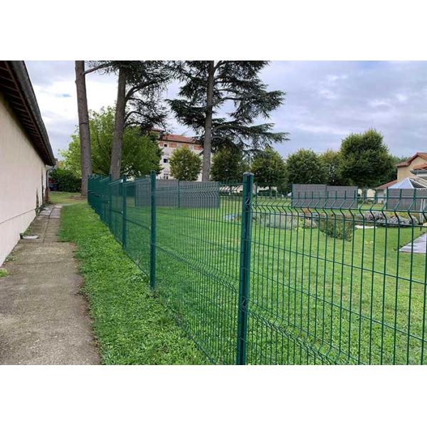 Sustainable Pvc Coated 3d Curved Welded Wire Mesh Fence Panel barricade fence