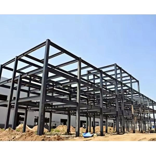 Q235B Q355B ASTM A36 High Rise Steel Structure Building For Hotels Offices Schools