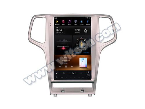 Écran Tesla Vertical Android 13,6 pour Jeep Cherokee 2011-2013 Lecteur multimédia stéréo GPS Carplay