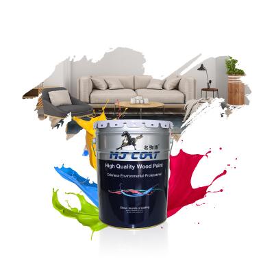 Original PU Wood Paint Two Component Alkyd Resin High Brightness High Hardness