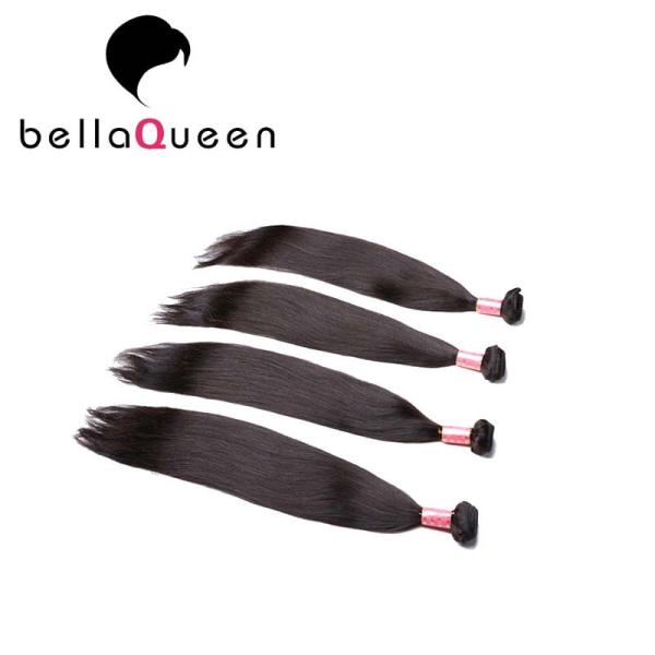 Weave peruano do cabelo humano da categoria 7A, nenhum cabelo humano reto puro de derramamento