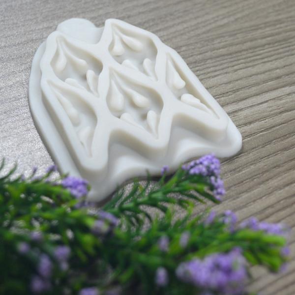 Moldes del silicón de la categoría alimenticia 3d, torta de Diy que adorna moldes de la pasta de azúcar