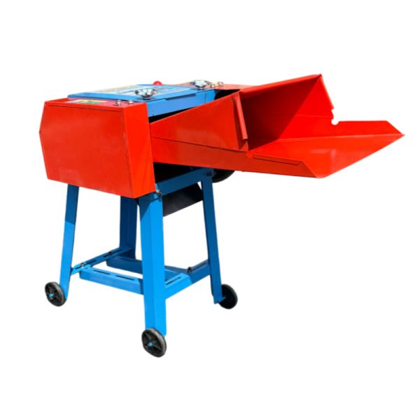 Iron Agricultural Chaff Cutter 1000kg/H Output Grass Chopper Machine For Animal Feed