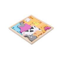 Puzzles Educativos 3D de Madeira Impressos Personalizados