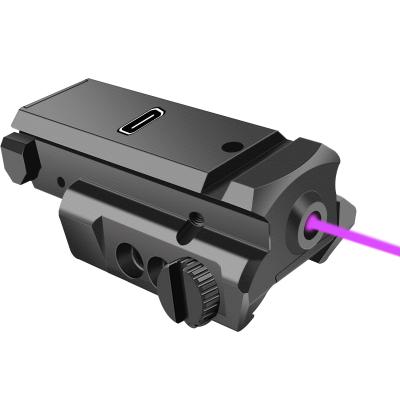 O laser roxo da pistola observa a vista universal à prova de choque do laser do rifle 405nm