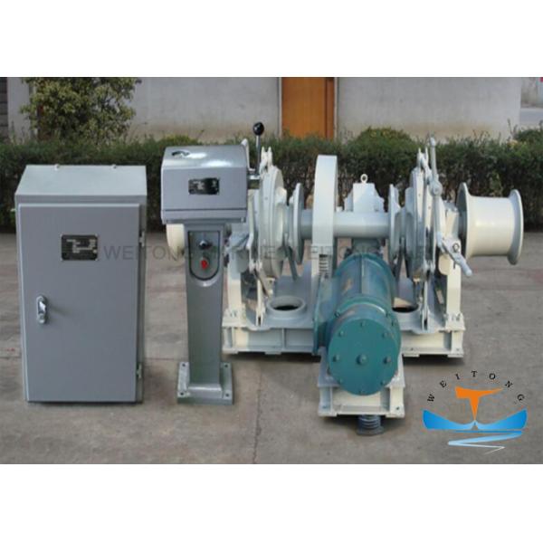 Iron Small Anchor Windlass , Marine Anchor Winch Two Gypies For Raising Anchor