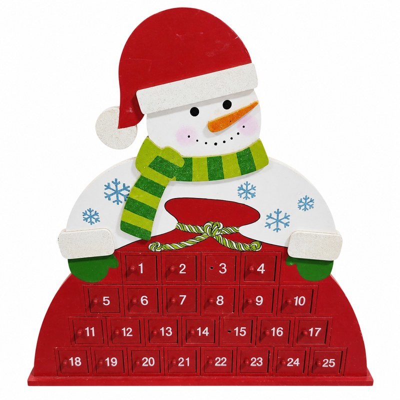 Custom Wooden Christmas Countdown Calendar Model 333