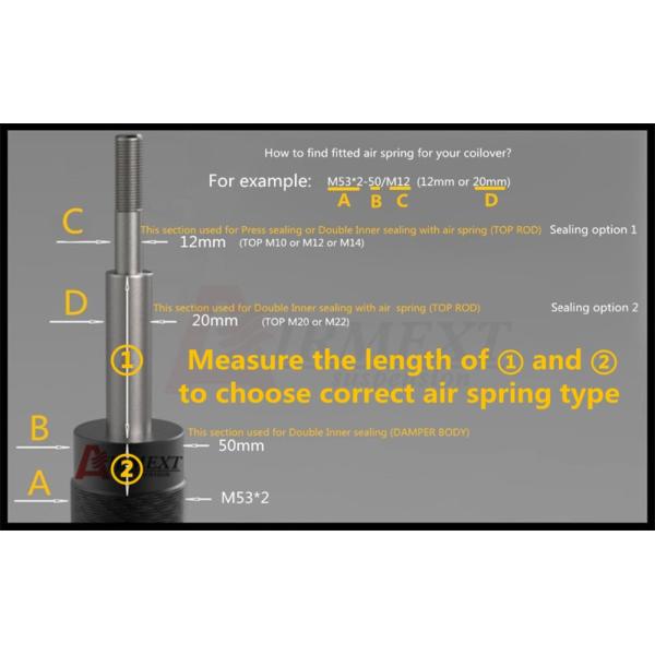 PCBR Rubber Air Suspension Spring Air Bellow SN120140-C