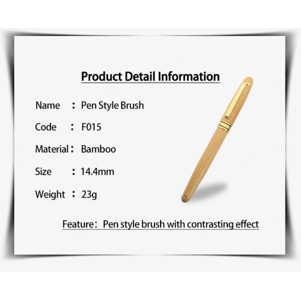 Couleur naturelle Papeterie créative stylo stylo bambou stylo stylo stylo à pinceau