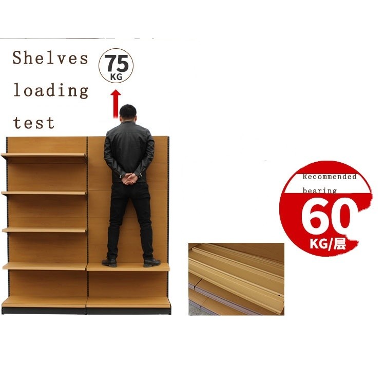 Advertising LED Box Storage Boutique Display Shelf for Morden Style Supermarket Racks