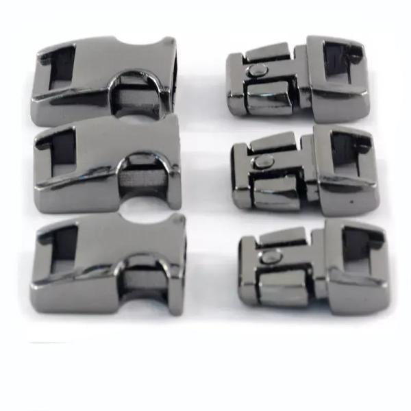 Customized Request 10mm Zinc Alloy Paracord Bracelet Buckle with 0.018kg Gross Weight