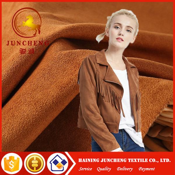 China factory wholesale suede fabric for winter coat